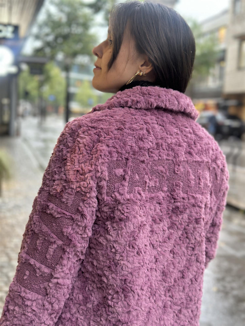 Fake Fur Coat, Rosa