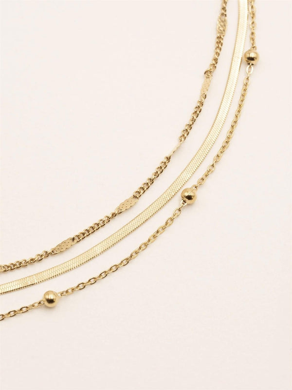 Foxy necklace, Gold