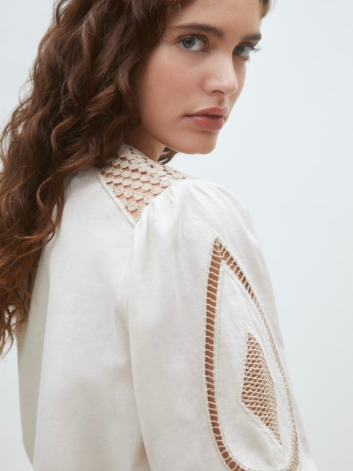 Lindsay blouse, Beige
