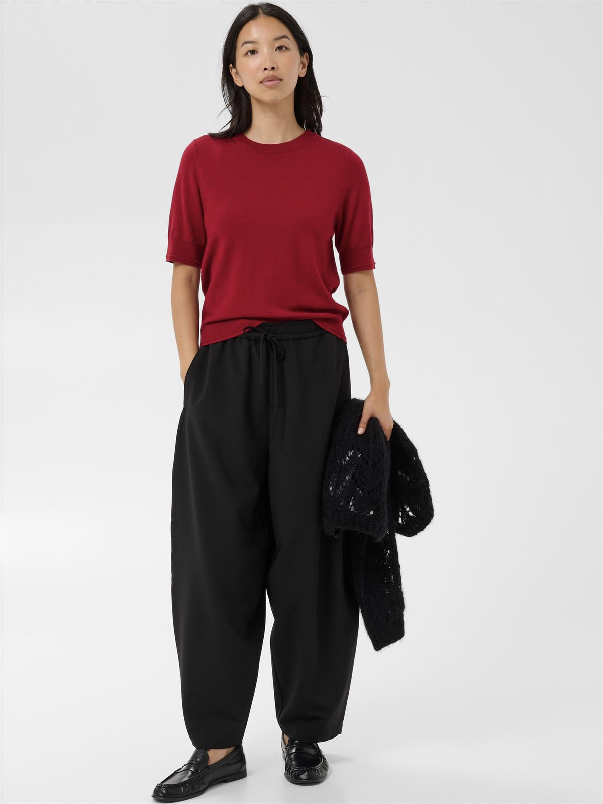 Natanya PW Pullover, red