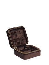 Velvet Jewellery Box Mini, Chocolate Brown