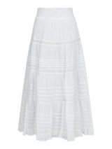 Felicia S Voile Skirt, White