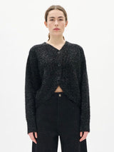 TEJAS IW CARDIGAN, Black