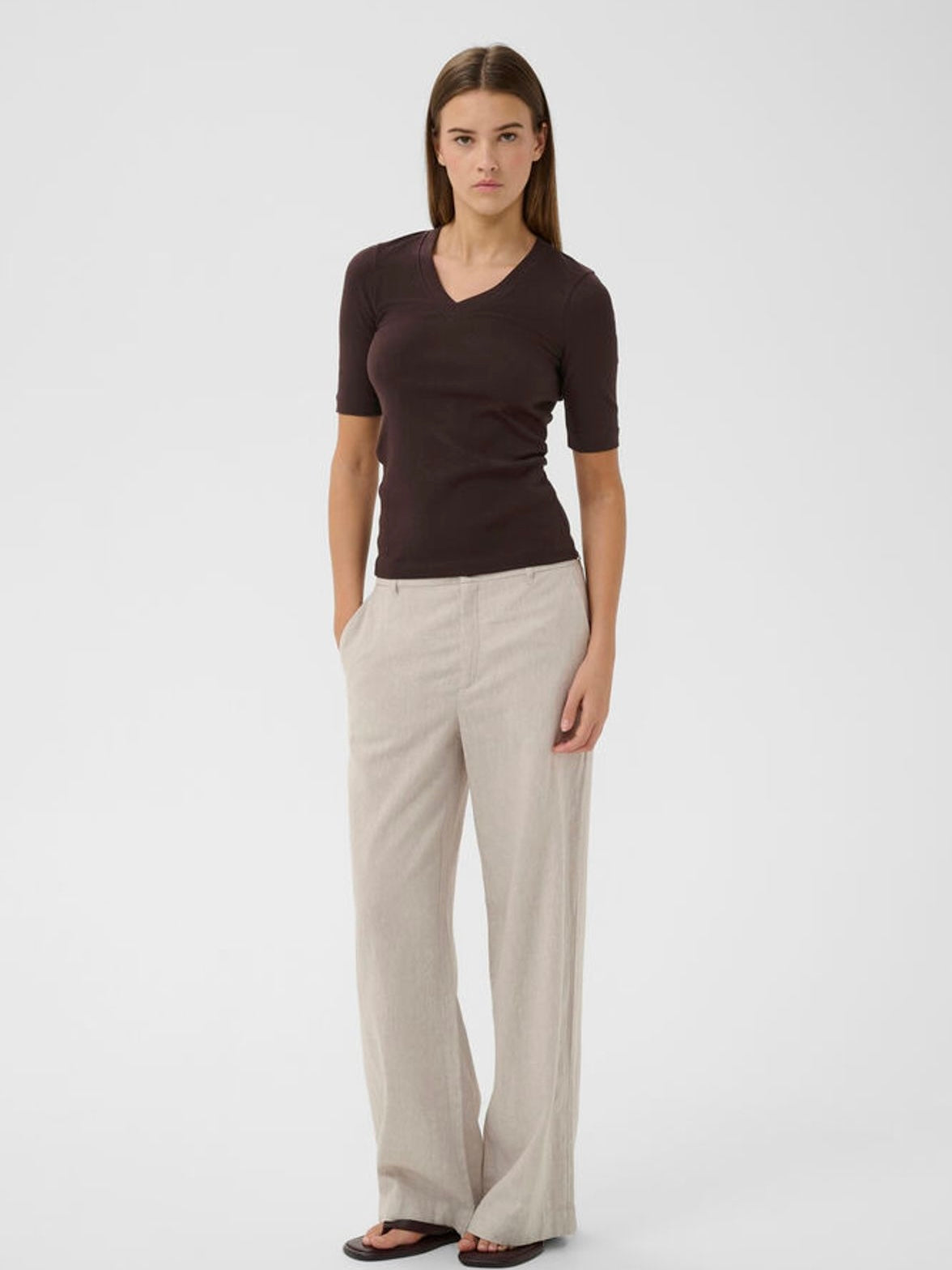 Dagna IW V T-shirt, Brown