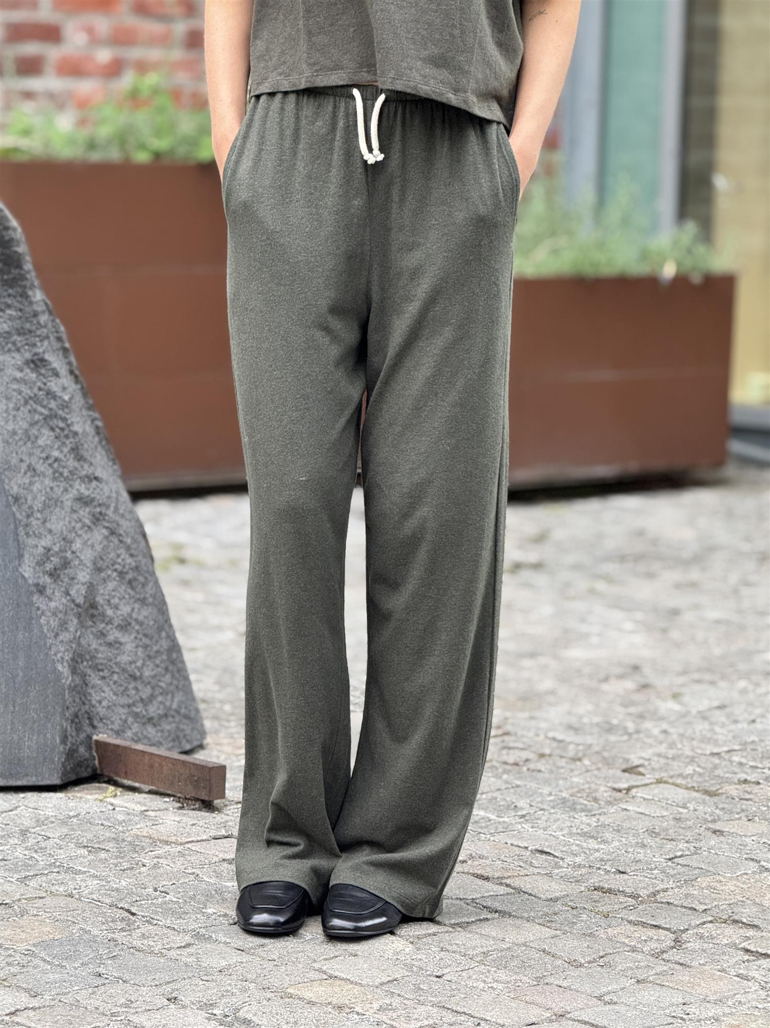 Ypawood pants, Green