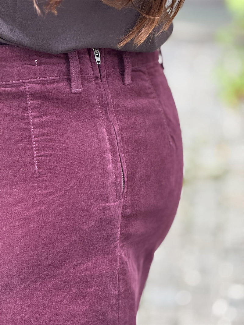 Nadia Skirt, Wineberry