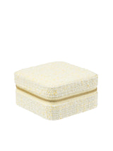 Tweed Jewellery Box Mini, Yellow