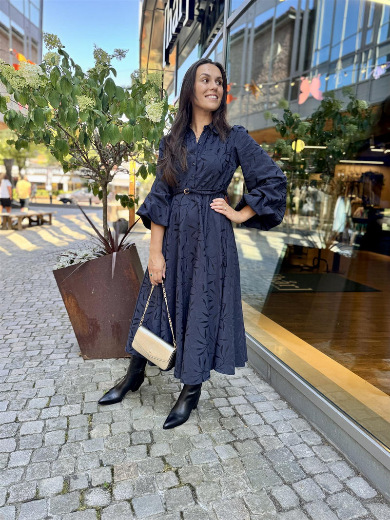 Jacquard Midi Dress