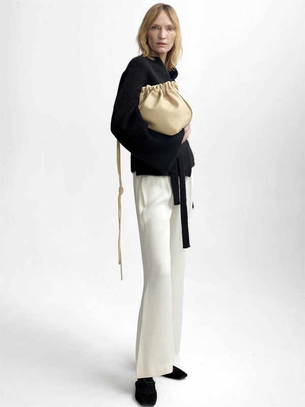 Lila Mohair Cardigan, Black