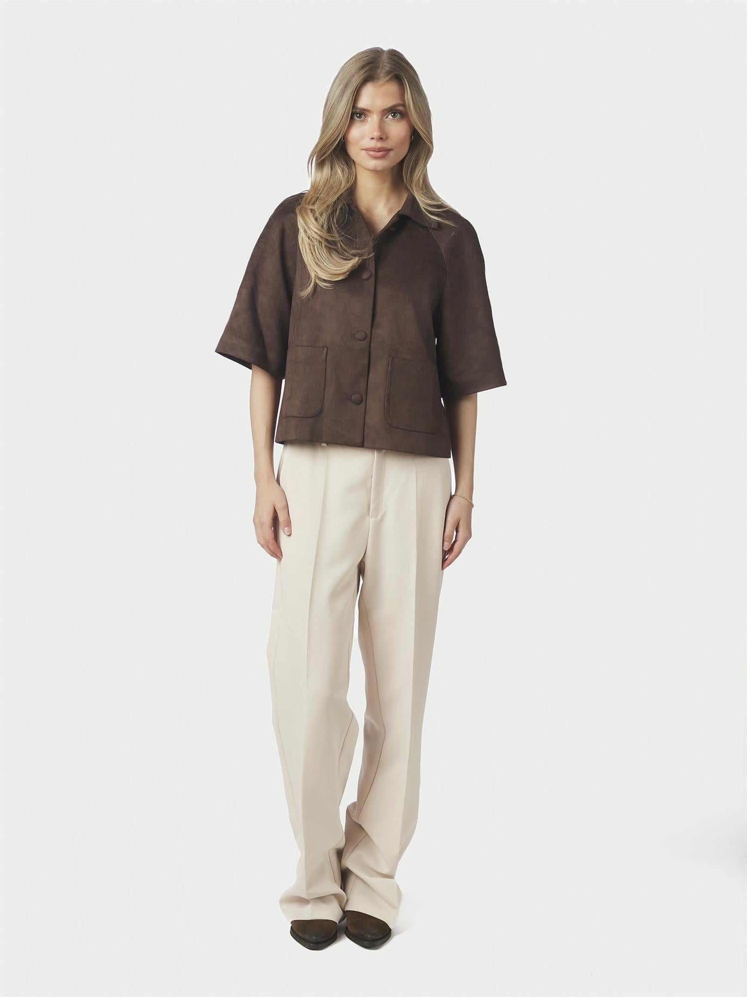 Editta Faux Suede Jacket