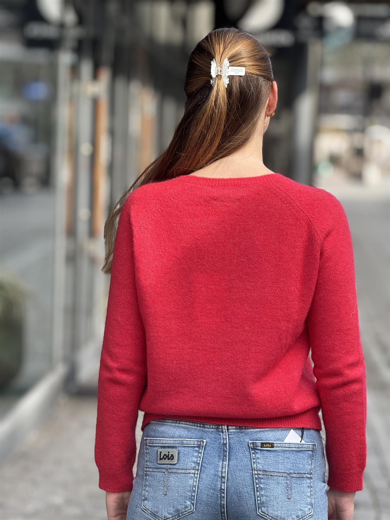 Fiona Pullover, Ruby Pink