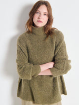 Niby Sweater T-Neck, Khaki