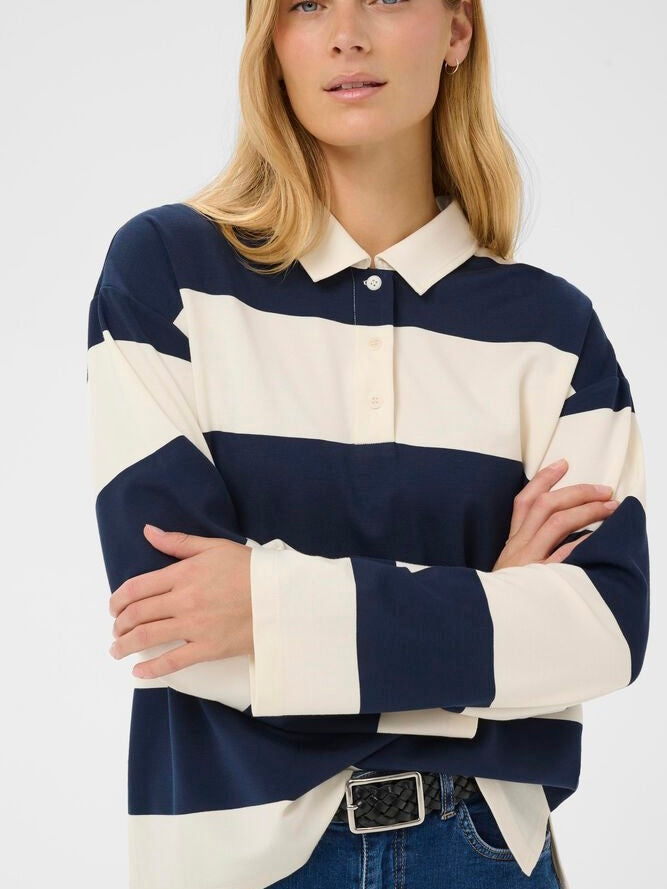 Amari PW T-Shirt, Blue/white