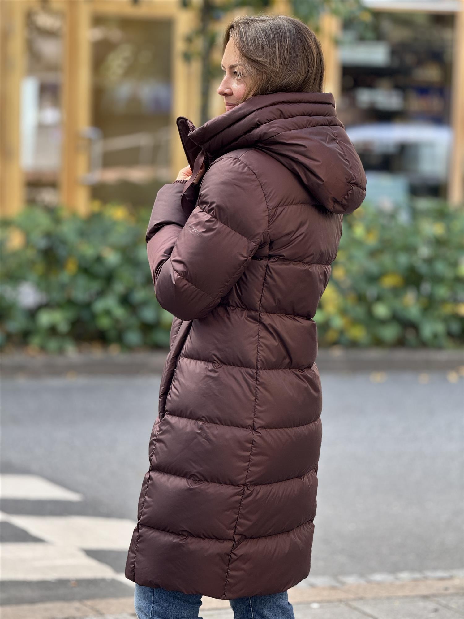 Outdoor Coats, Burgunder