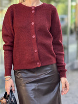 Kora cardigan 9965, Burgunder