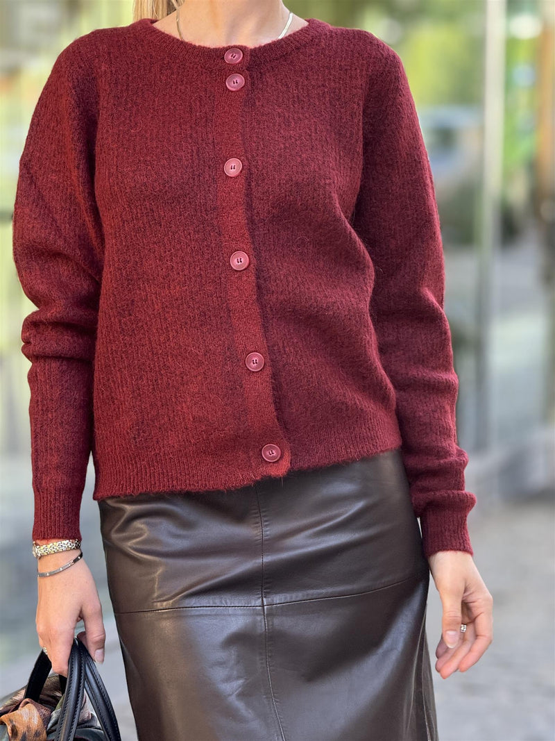 Kora cardigan 9965, Burgunder