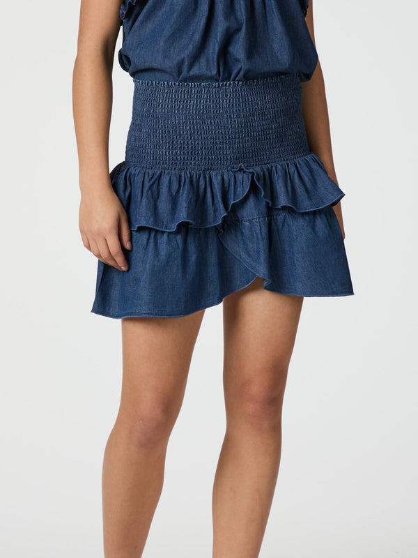 Carin Denim Skirt, Blue