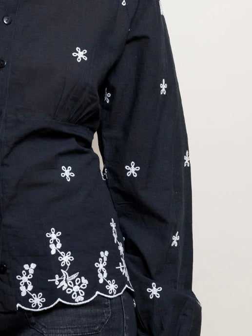 Live Blouse, Noir Embroidery