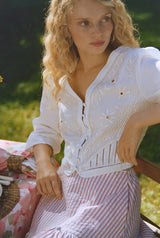 Linen Embroidered Jacket