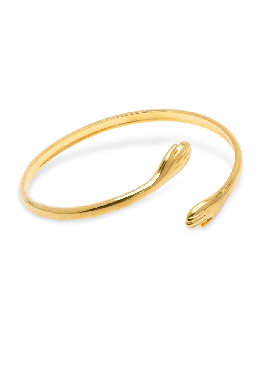 Kara - Friendship Bracelet Stainless Steel - Gold
