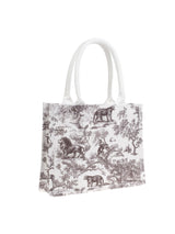 Canvas Tote Small, Taupe Savannah