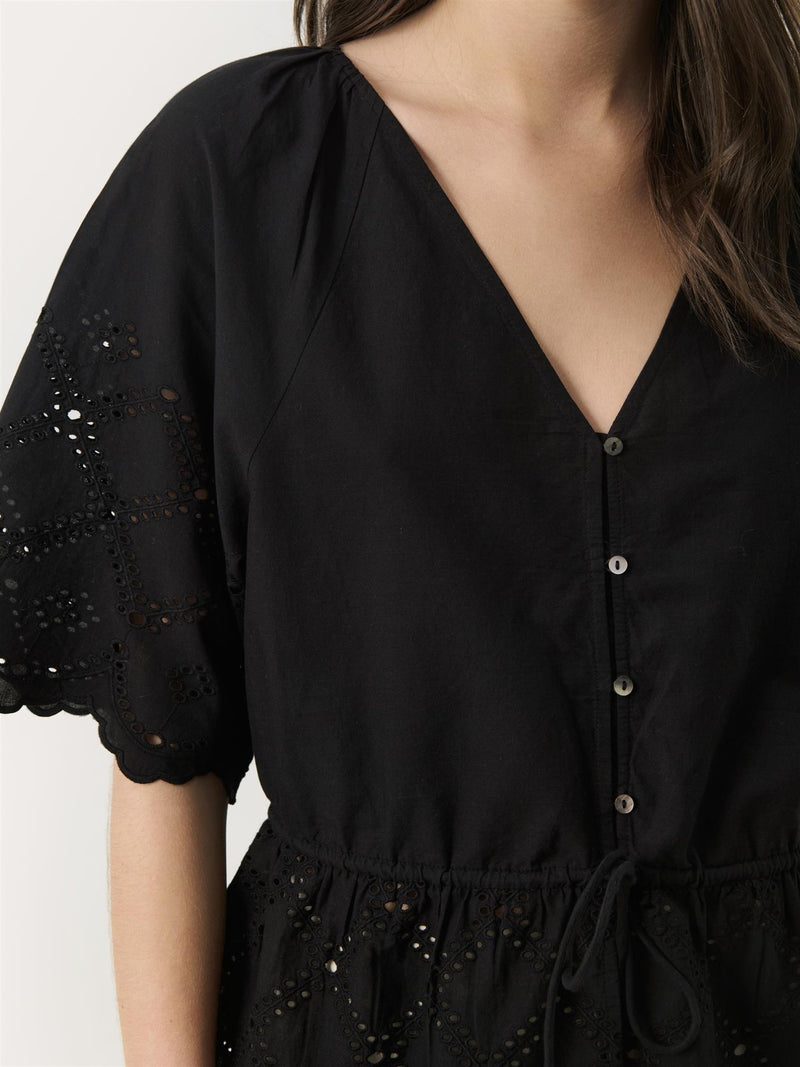 Rosalie PW Bluse, Sort