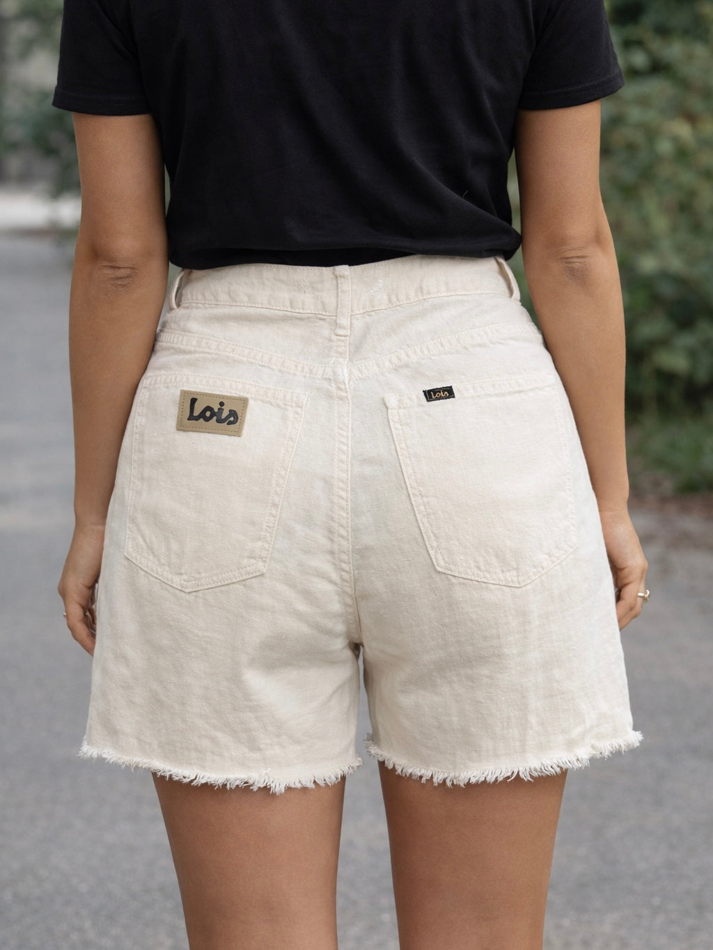 Maya Short Z, Linen Ecru