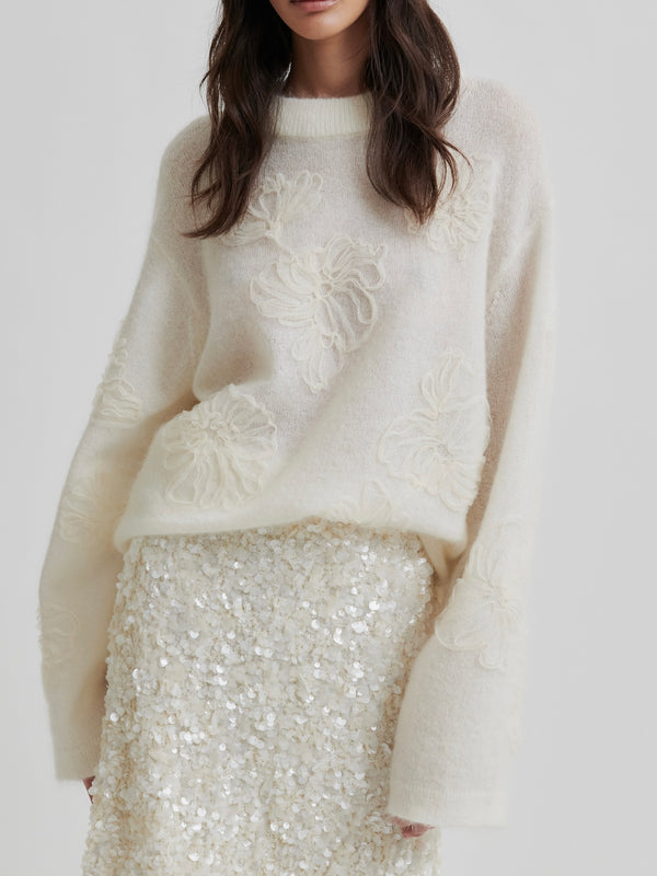 Bellarose Knit O-Neck, Tofu