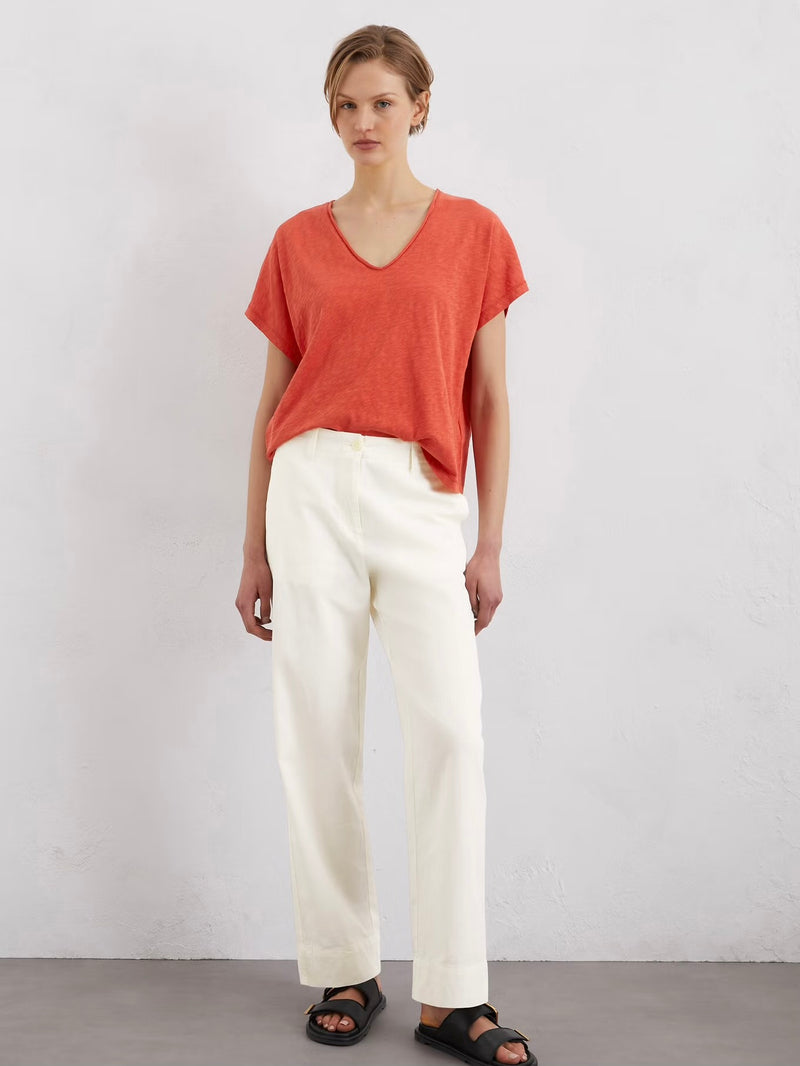 T-shirt, v-neck, short sleeve