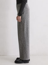 Jersey pants, wide leg