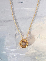 Odelia - Crystal Donut Necklace