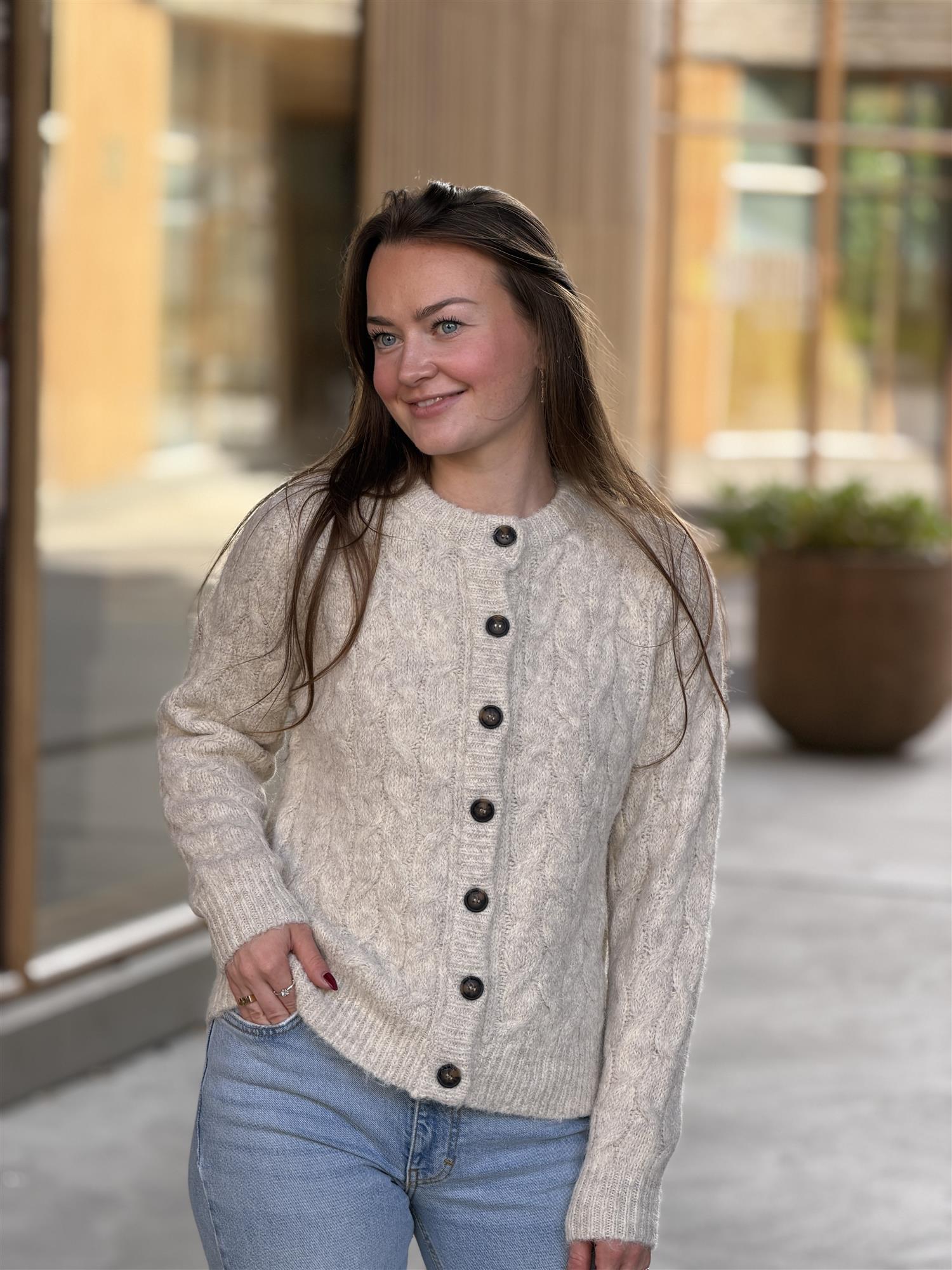 Caron Cardigan, Off White