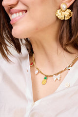 Earring, Pearl petal