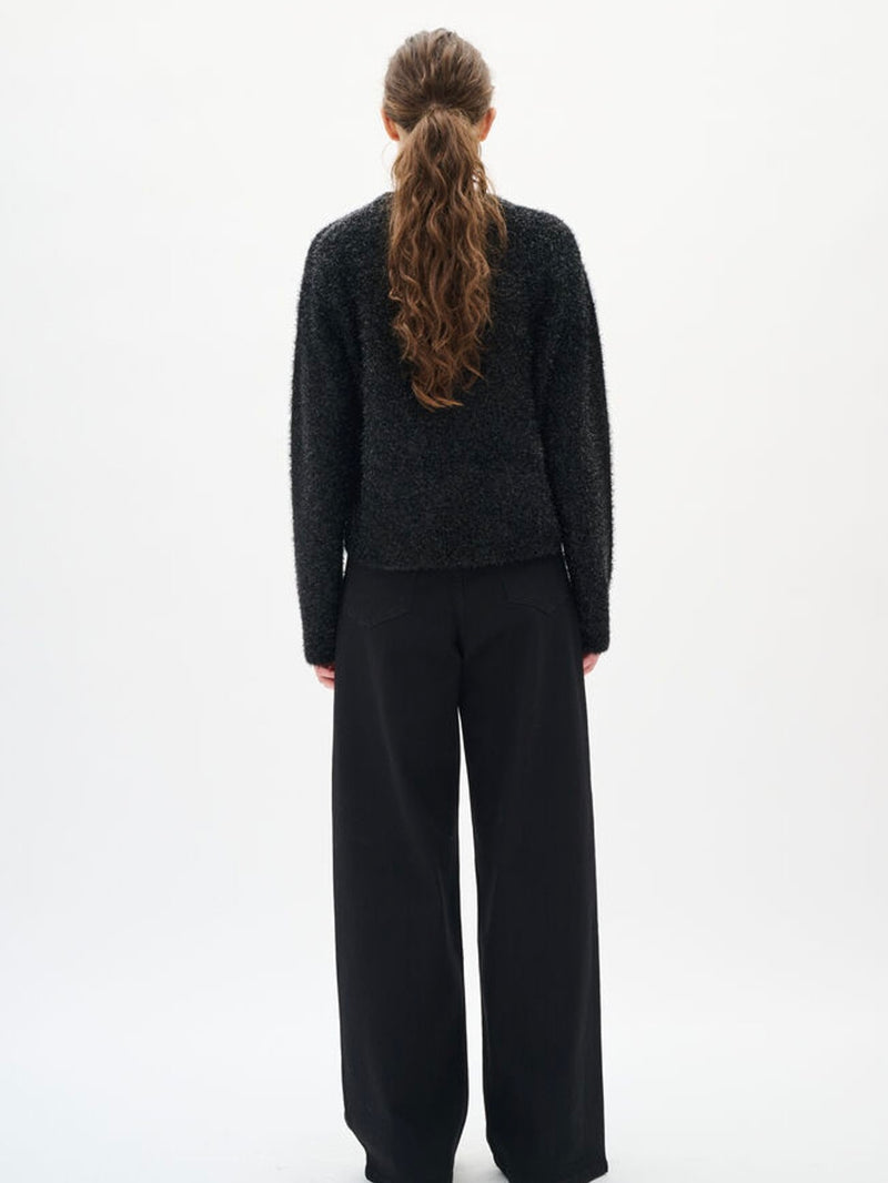 TEJAS IW CARDIGAN, Black