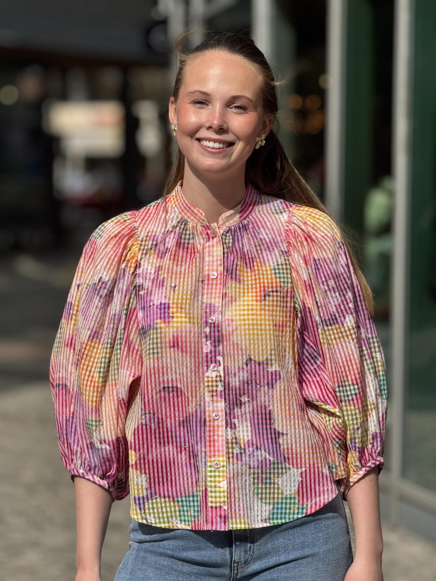 Checks Blouse, Confetti