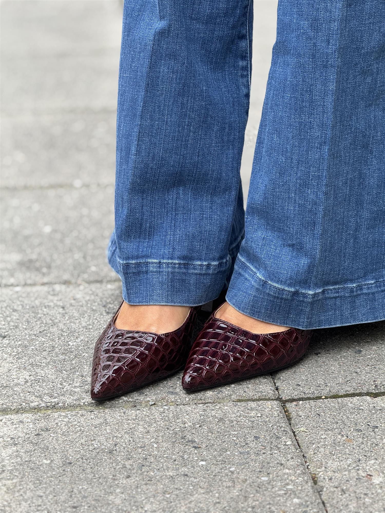 BIAMARALYN Slingback Croco Patent