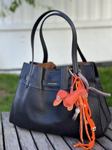 Bag Charm, Orange Dachs