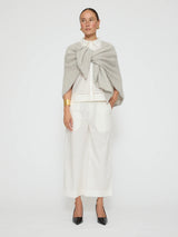 SANNE Poncho, Grey Melange