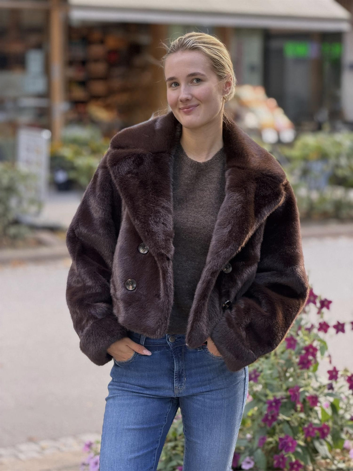 Nonice Jacket, Brown