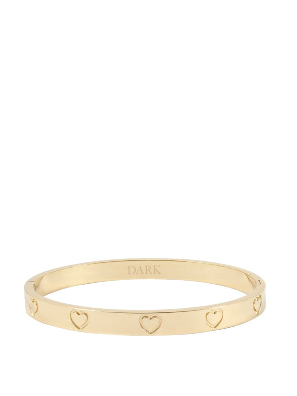 Heart Bangle, Gold