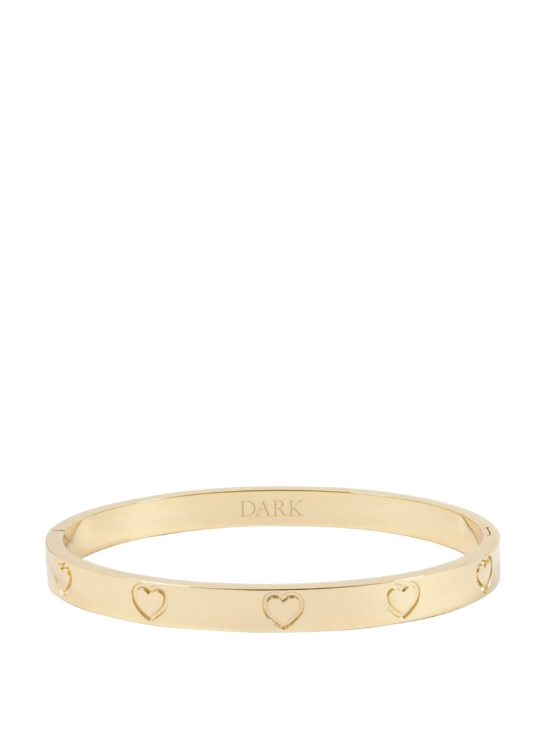 Heart Bangle, Gold