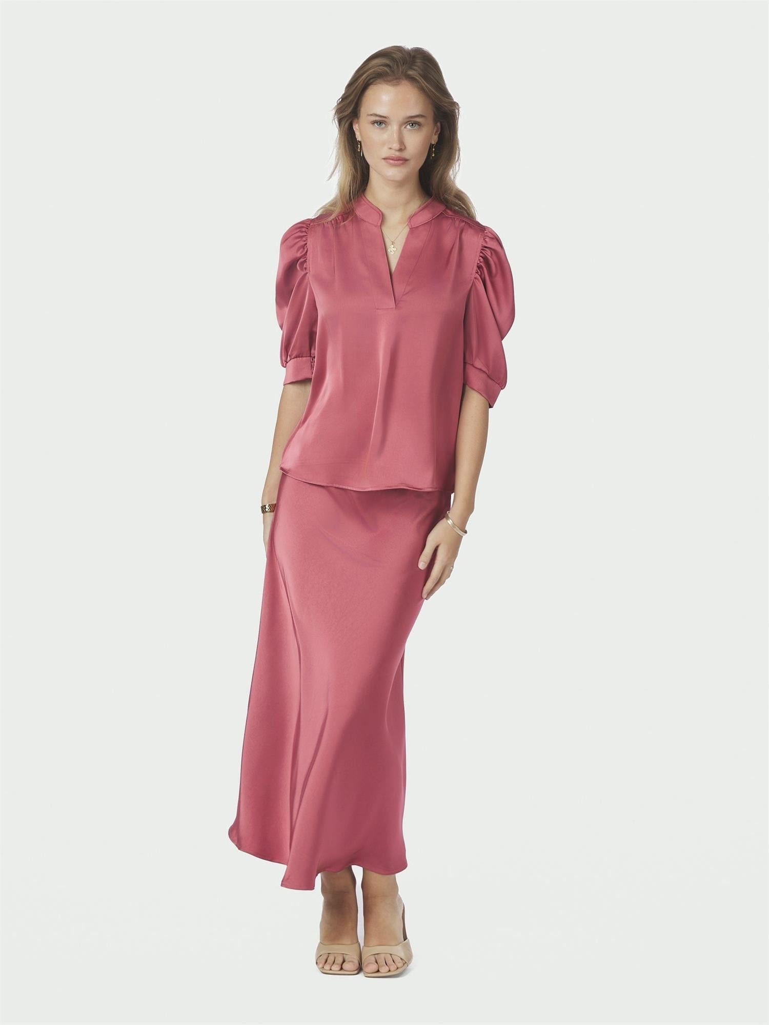 Bovary Skirt, Cherry Pink