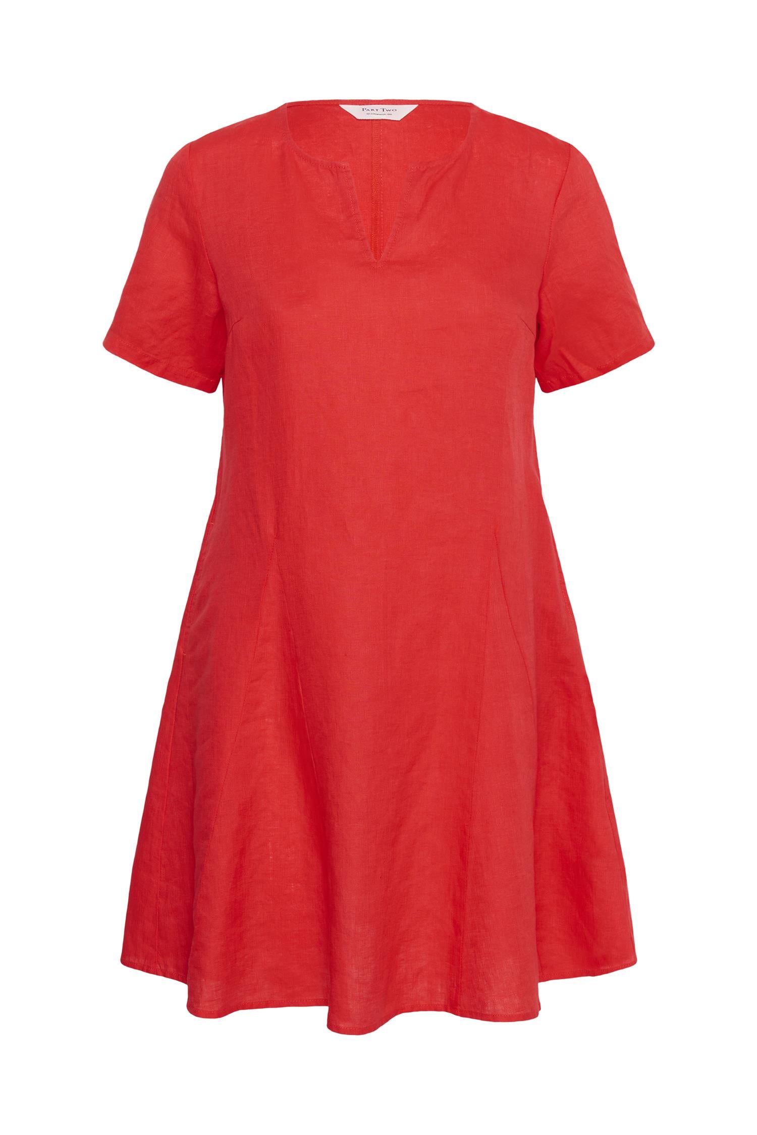 Aminasa PW Dress, Red