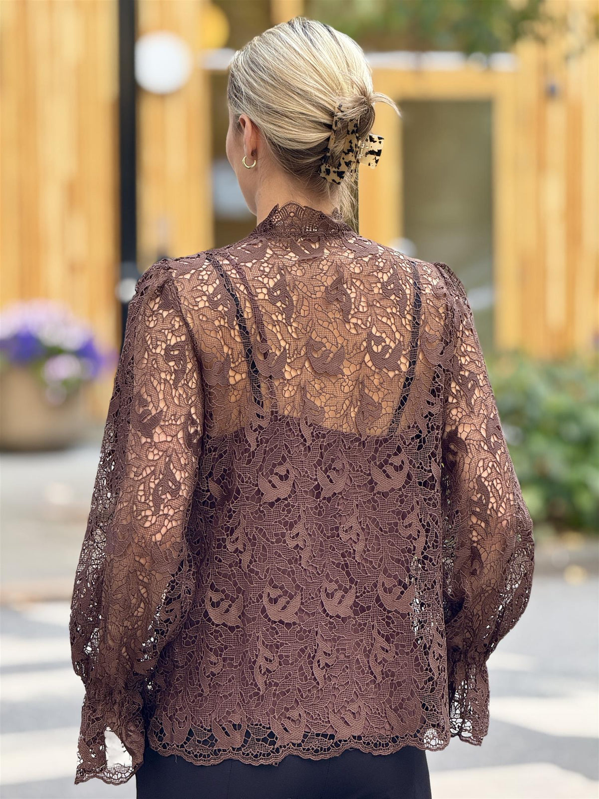 LOOK Blouse, Brown