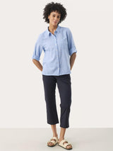 Cindie PW Shirt, Light Blue