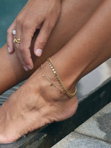 Ravi - Oriental Link Anklet Stainless Steel