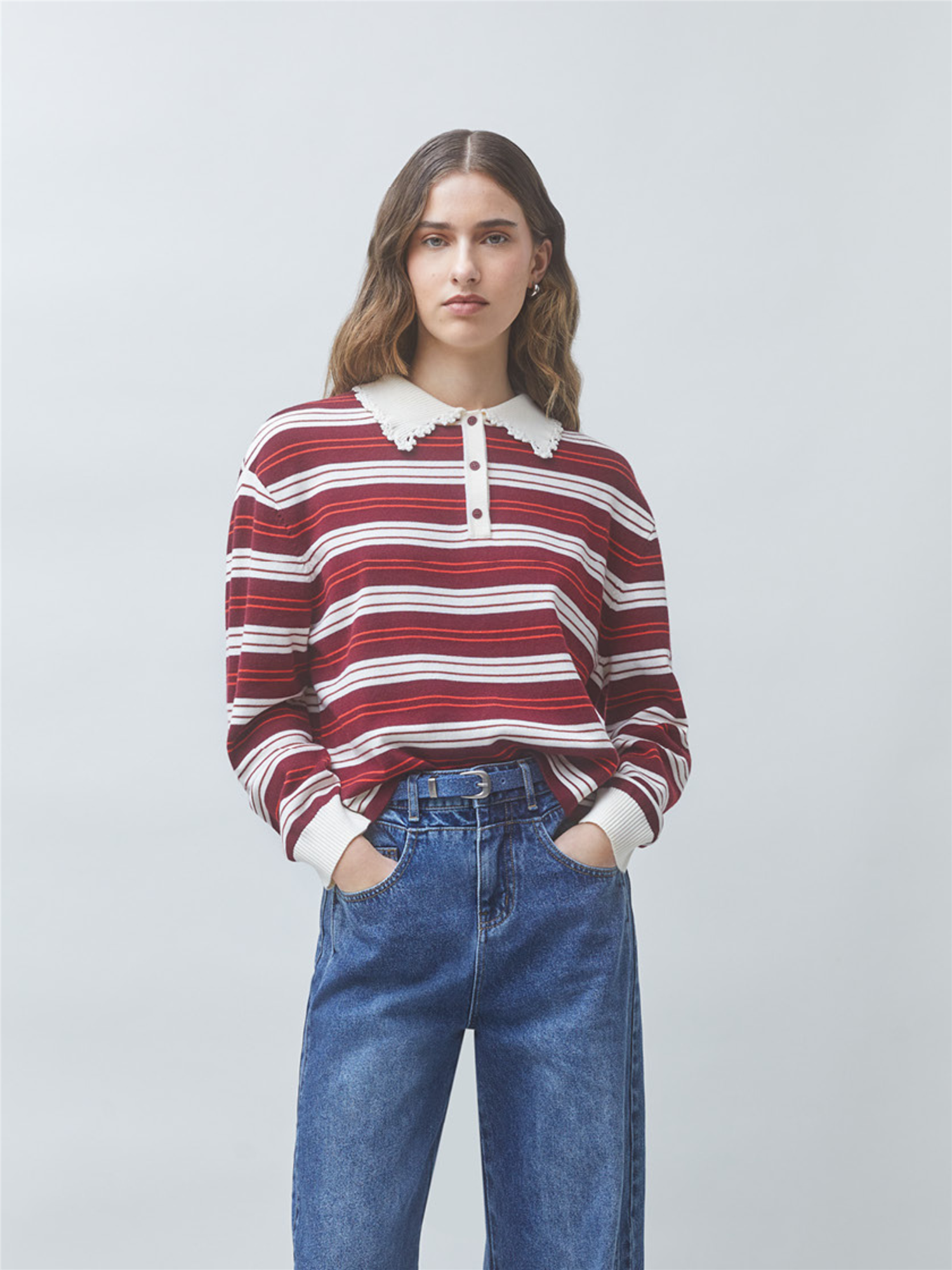 PREGO Sweater, Burgunder