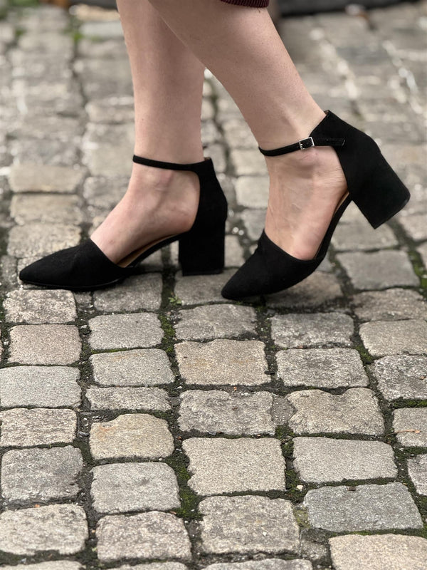 BIADEVIVED Pump Micro Suede, Black