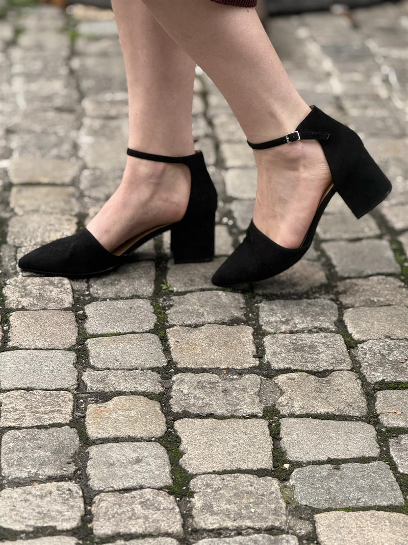 BIADEVIVED Pump Micro Suede, Black