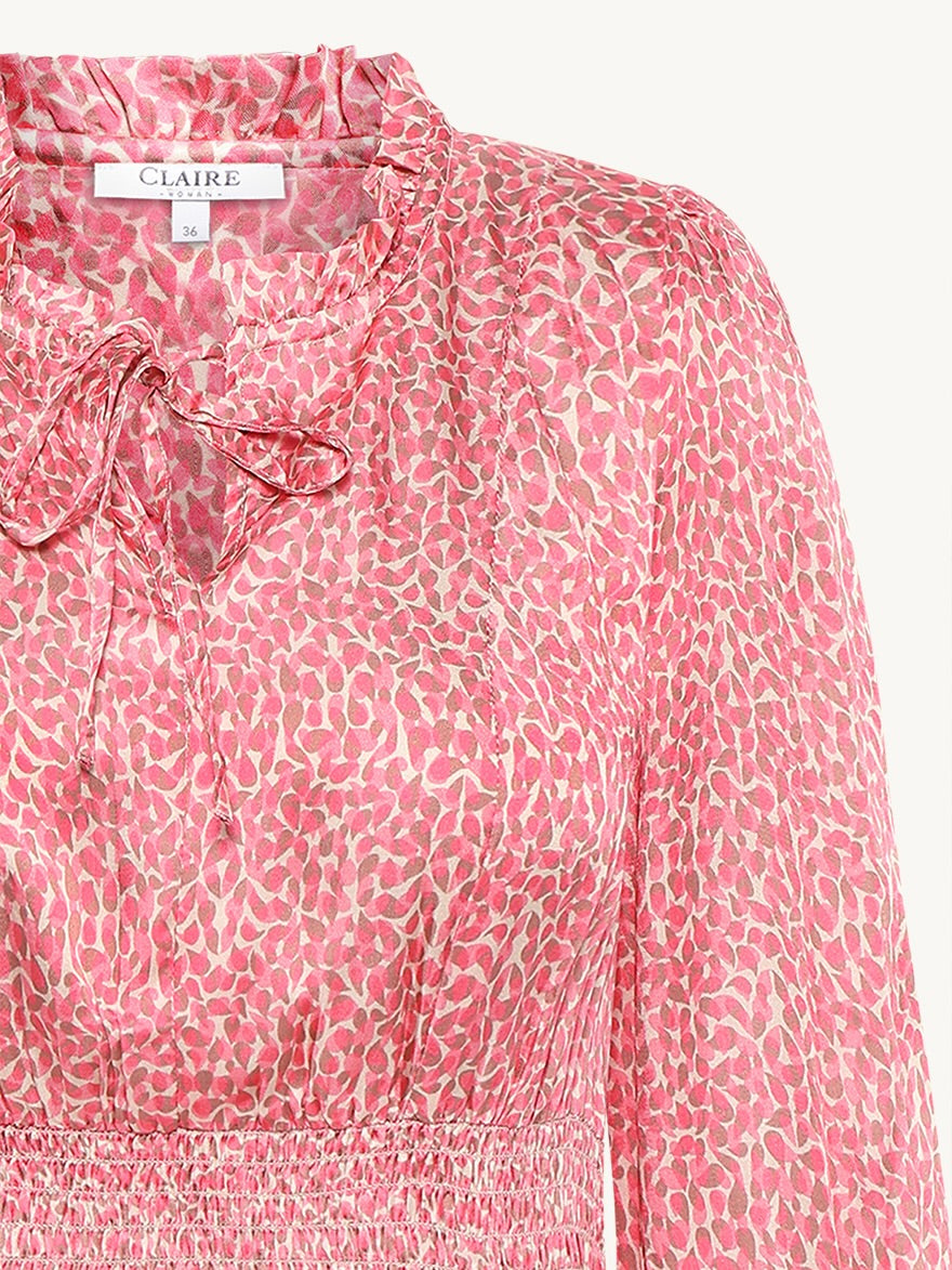 Dotta Drops Dress, Coral